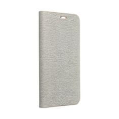 OEM LUNA Book Gold torbica za SAMSUNG A12 / M12 srebrna