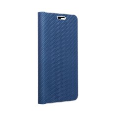 OEM LUNA Book Carbon torbica za SAMSUNG A52 5G / A52 LTE (4G) / A52s 5G modra