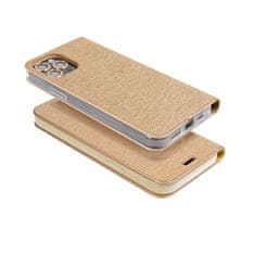 OEM LUNA Book Gold torbica za SAMSUNG S23 zlata