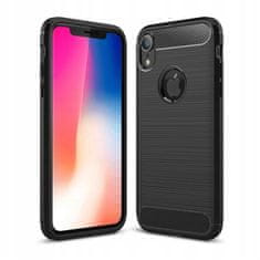 OEM CARBON etui za IPHONE XR črn
