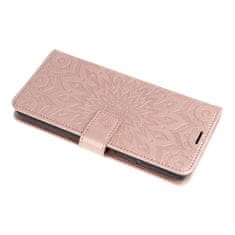 OEM MEZZO Knjižna torba za OPPO RENO 14 / 14F mandala zlato roza