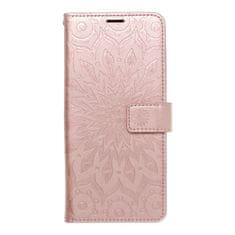 OEM MEZZO Knjižna torba za OPPO RENO 14 / 14F mandala zlato roza