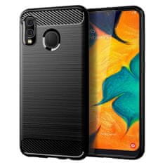 OEM CARBON etui za HUAWEI P Smart 2019 črn