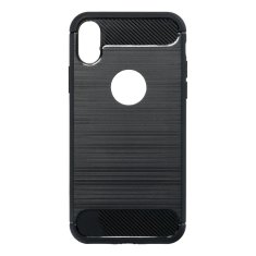OEM CARBON etui za IPHONE X črn