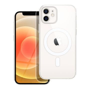 OEM Transparentni etui za iPhone 12 Clear Mag Cover (STR / CAMERA PROTECTION), združljiv z MagSafe