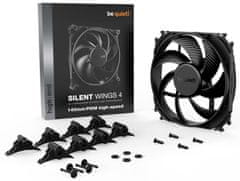 Be quiet! Bodite tiho! / Hitri ventilator Silent Wings 4 / 140 mm / PWM / 4-pin / 29,3 dBa