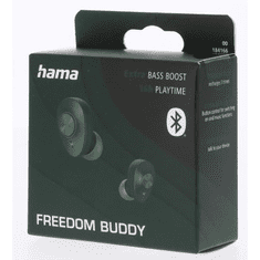 Hama Slušalke Bluetooth Freedom Buddy, slušalke, polnilno ohišje, zelene barve