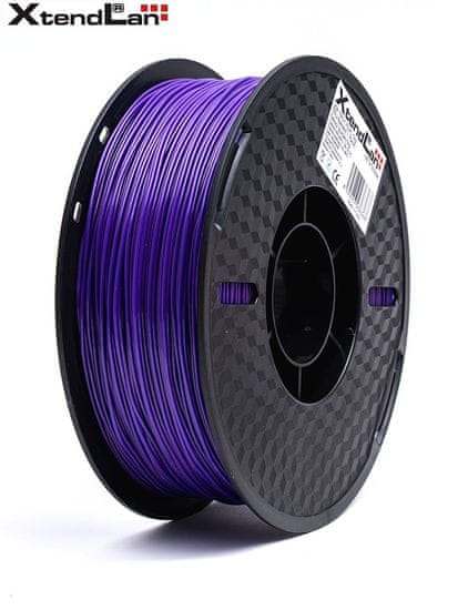 XtendLan TPU filament 1,75 mm prozoren vijoličen 1kg