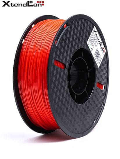 XtendLan TPU filament 1,75 mm prozorno rdeč 1kg