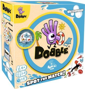 Zygomatic igra s kartami Dobble Waterproof Beach angleška izdaja