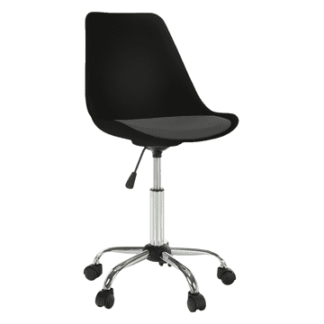 eoshop Pisarniški stol DARISA NEW, črno-temno siv, nastavljiva višina, na kolesih