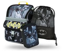 BAAGL 3 SET Zippy Batman Dark City: nahrbtnik, svinčnik, torba