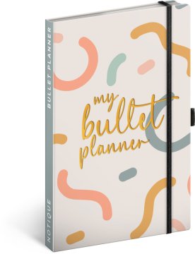 Tedenski dnevnik brez datuma My Bullet Planner, 13 × 21 cm CZ/SK