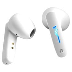 Genius Brezžične slušalke TWS HS-M920BT/ bele/ LED/ Bluetooth 5.0/ polnjenje USB-C