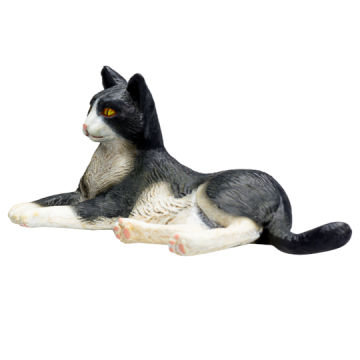 MOJO Cat črno-bela ležeča