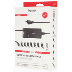 Hama univerzalni napajalnik za prenosni računalnik, 12-22 V, 90 W