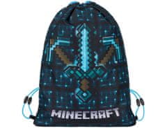 MINECRAFT 2 SET Modra sekira in meč: peresnica, torba