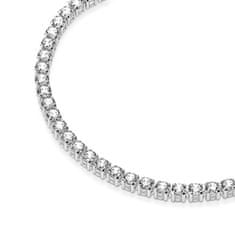 Pandora Očarljiva srebrna zapestnica s cirkoni Sparkling Tennis 591469C01 (Dolžina 18 cm)
