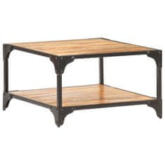 Vidaxl Klubska mizica 60x60x35 cm trden mangov les