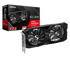 ASRock AMD Radeon RX 6600 Challenger D 8GB grafična kartica, 8 GB GDDR6 (RX6600 CLD 8G)