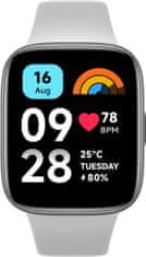 Xiaomi Redmi Watch 3 Active pametna ura, siva