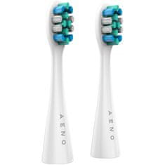 AENO nadomestni glavi za električno zobno ščetko, beli (ADBTH7-8)