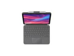 Logitech Combo Touch za iPad (10. Gen) ovitek s tipkovnico, SLO gravura, siv (920-011441)