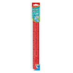 KEYROAD Flexi ravnilo, 30 cm - rdeče