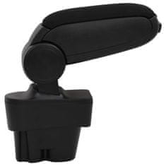 Vidaxl Naslon za roke za avto črn 12x36x(33,5-48) cm ABS