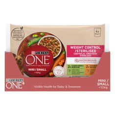 MINI/SMALL mokra hrana za manj aktivne, pretežke ali sterilizirane pse do 10kg, 48x85g