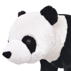 Vidaxl Stoječa plišasta panda črna in bela XXL