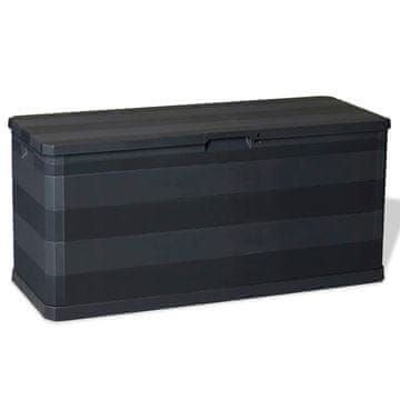 Vidaxl Vrtna skrinja za shranjevanje 117x45x56 cm
