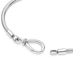 Pandora Brezčasna srebrna zapestnica Infinity Knot 590792C00 (Dolžina 18 cm)