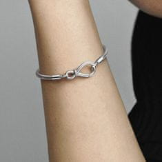 Pandora Brezčasna srebrna zapestnica Infinity Knot 590792C00 (Dolžina 18 cm)