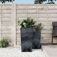 Vidaxl Korito z odstranljivo notranjostjo antracit 21/49 L PP beton