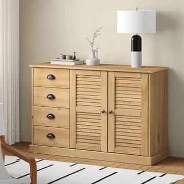 Vidaxl vidaXL VIGO Predalnik 113x40x75 cm Masiven bor