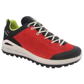 Grisport Čevlji treking rdeča Grigio Scamosciato