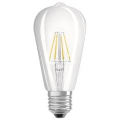 LEDVANCE Zatemnitvena LED žarnica E27 ST64 5,8W = 60W 806lm 2700K Topla bela 300° CRI90 Filament Superior