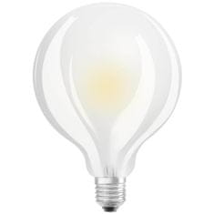 LEDVANCE Zatemnitvena LED žarnica E27 G125 11W = 100W 1521lm 2700K Topla bela 300° CRI90 Filament Mlečna Superior