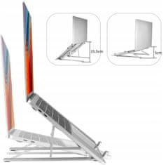 Korbi Aluminijasto nastavljivo stojalo za prenosnik