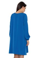 Figl Ženska večerna obleka Elyannin M566 modro nebo XL