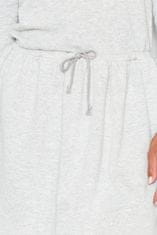 Figl Ženska mini obleka Bedird M334 svetlo siva L