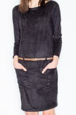 Figl Ženska mini obleka Sorenesse M452 črna L