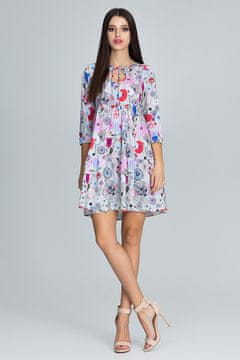 Figl Ženska mini obleka Anghan M598 roza