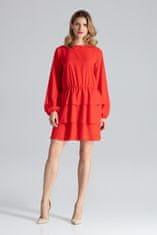 Figl Ženska mini obleka Linervudd M601 rdeča L