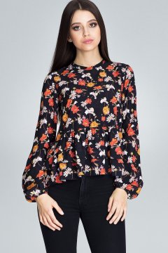 Figl Ženska bluza Nidine M594 črna