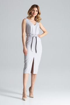 Figl Ženska večerna obleka Isomri M633 siva