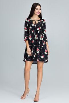 Figl Ženska mini obleka Anghan M598 črna