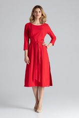 Figl Ženska večerna obleka Clalon M631 rdeča L