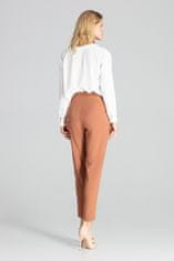 Figl Elegantne ženske hlače Gwymones M676 rjava L